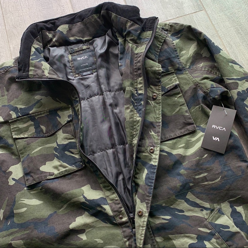 🔥🔥RVCA - EMBROIDERED FIELD CANVAS COAT🔥🔥 - Picture 7 of 10